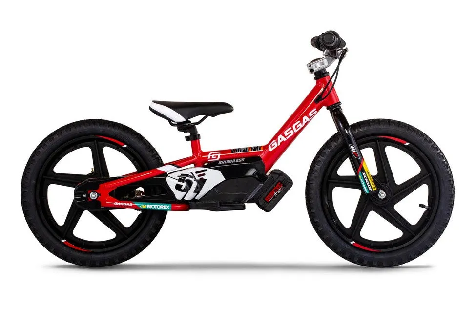 Stacyc Brushless 16eDrive GasGas Replica E-Bike for Ages 5-7