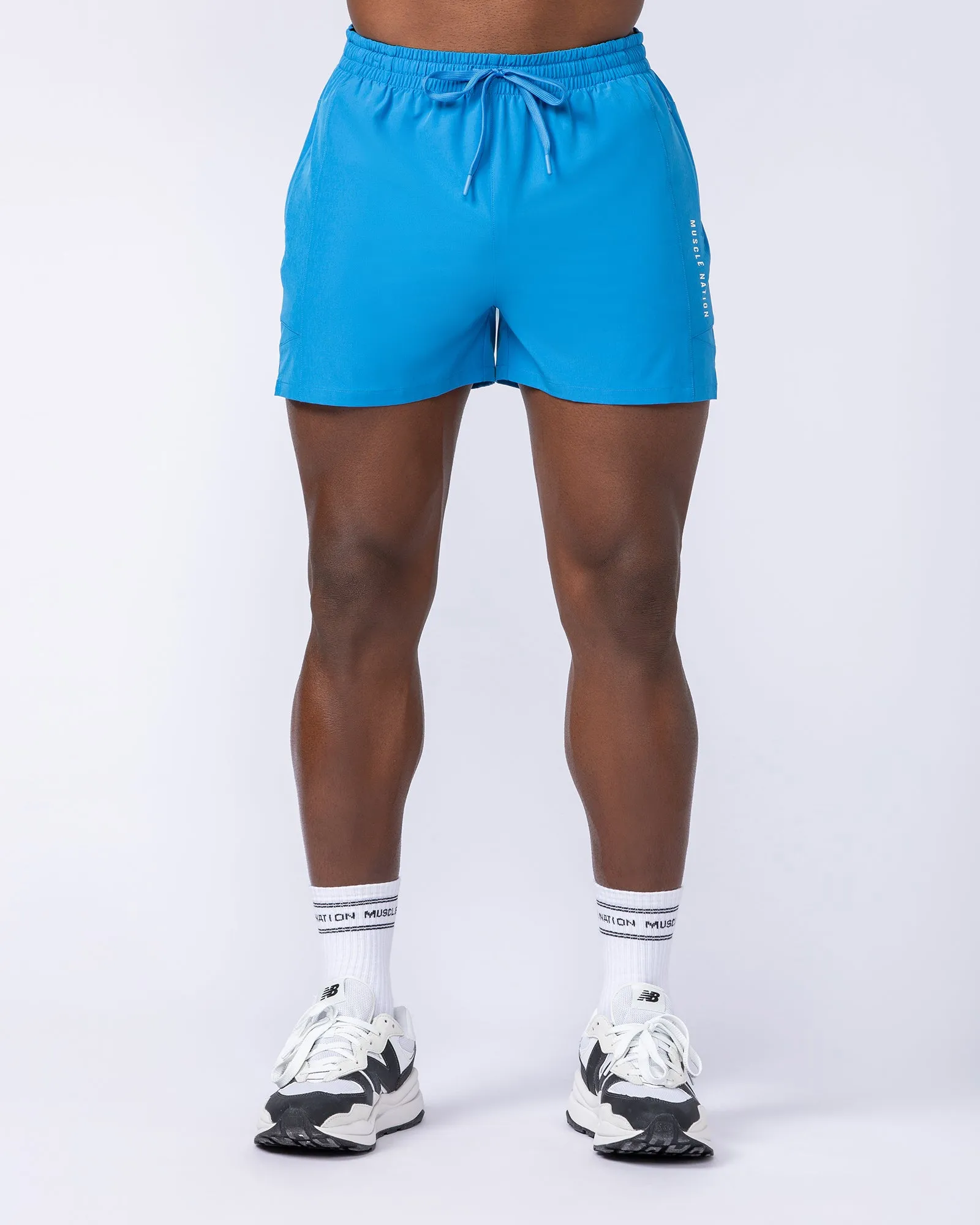 Streamline Training 3" Shorts - Azure Blue