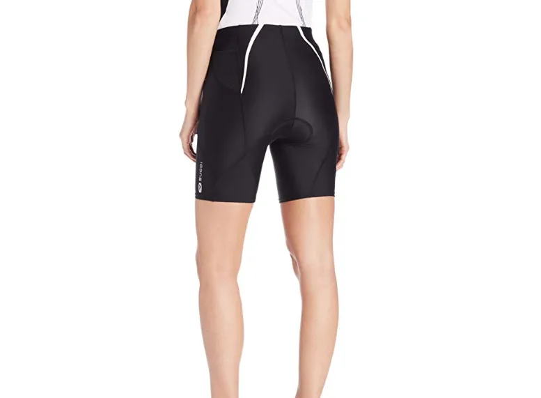 Sugoi Women's Piston 200 Tri Pkt Shorts 7" - Black & White