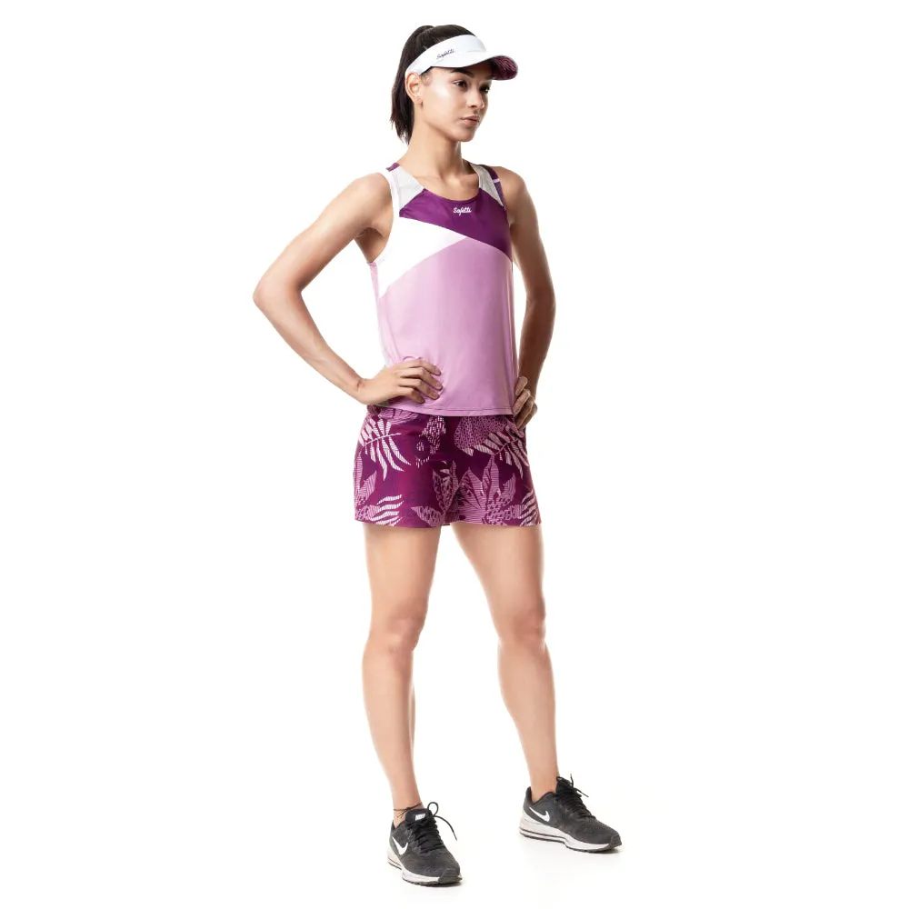 Sunset Running - Unbroken - Sleeveless Running Jersey. Women