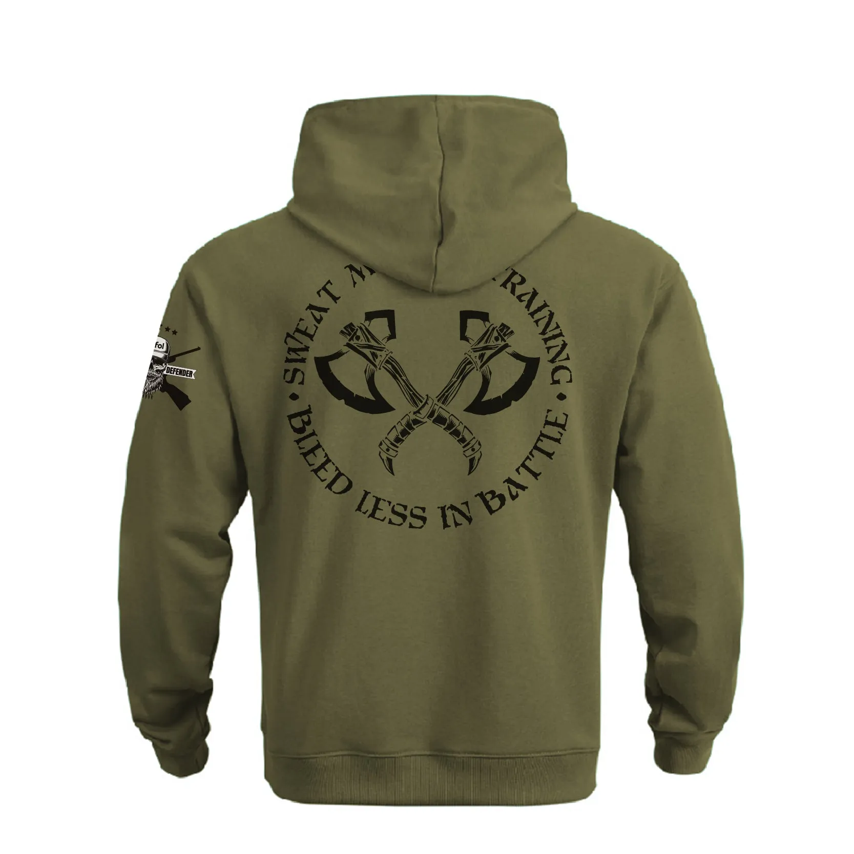 SWEAT MORE IN TRAINING COTTON  GRAPHIC POCKET HOODIE