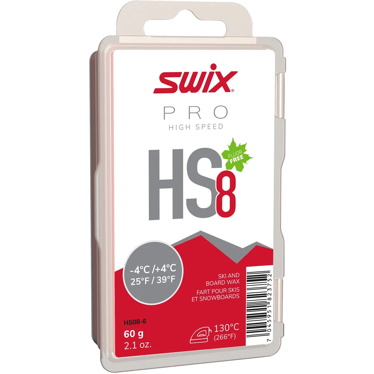 Swix HS8 Red 60g -4C/ 4C