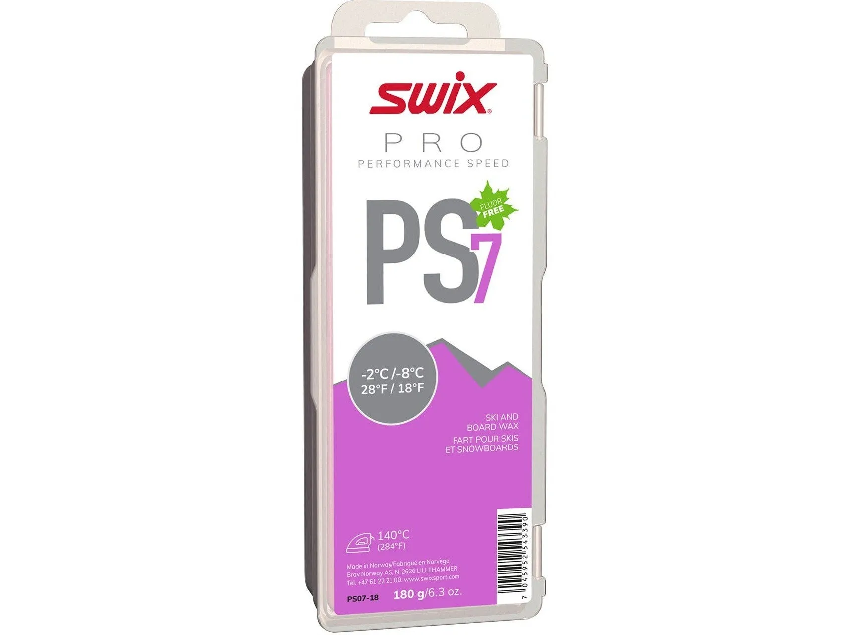 SWIX PS7 Violet Wax - 180g