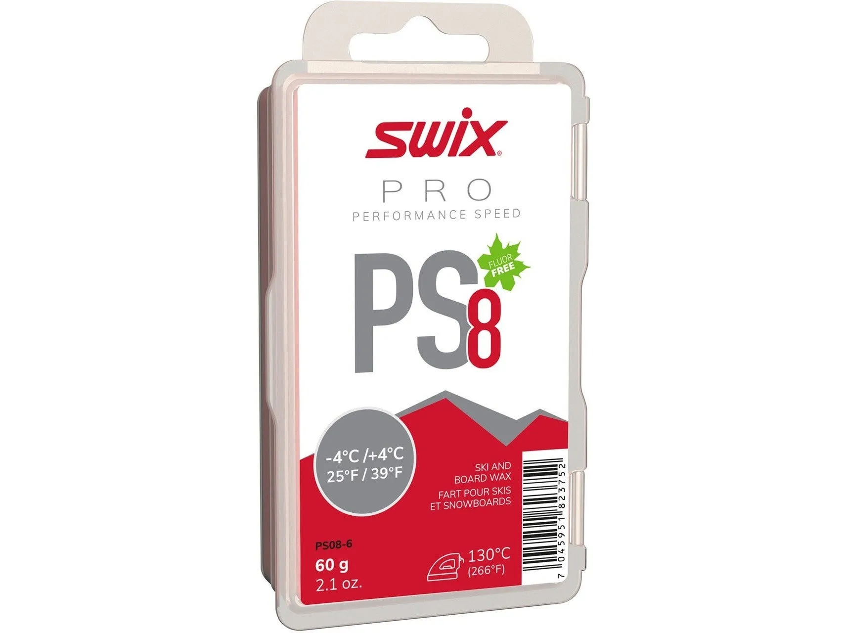 SWIX PS8 Red Wax - 60g