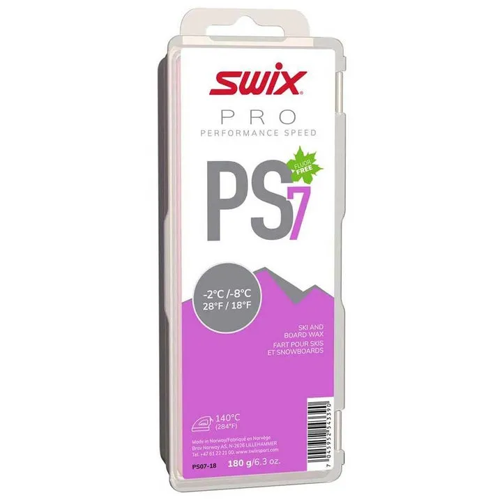 Swix Pure Performance Speed PS07 Violet -2C to -8C Wax