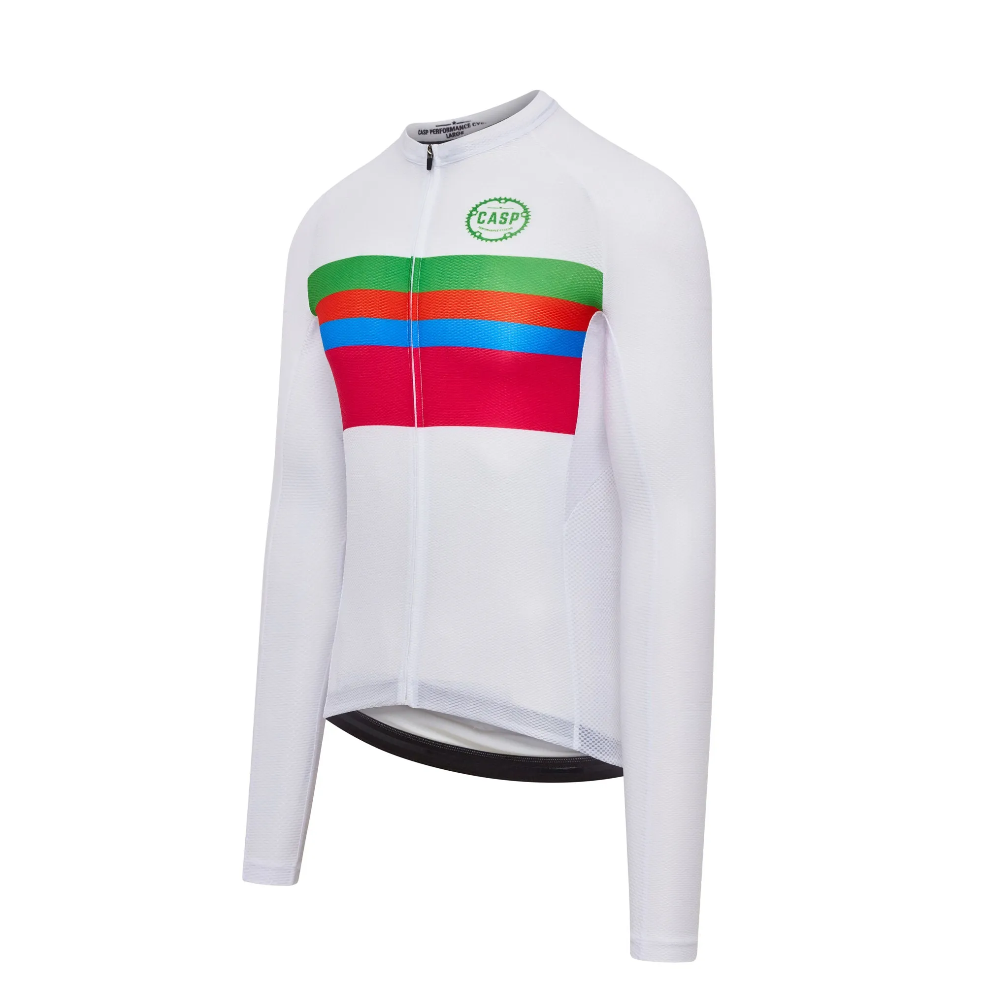 Team Casp White Long Sleeve Jersey