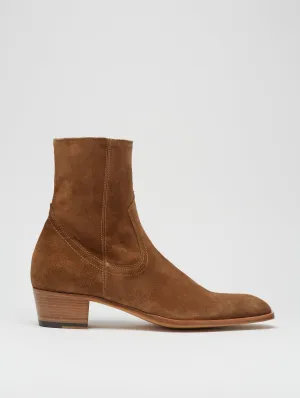 TEXAS PLAIN BOOT IN TOBACCO SUEDE