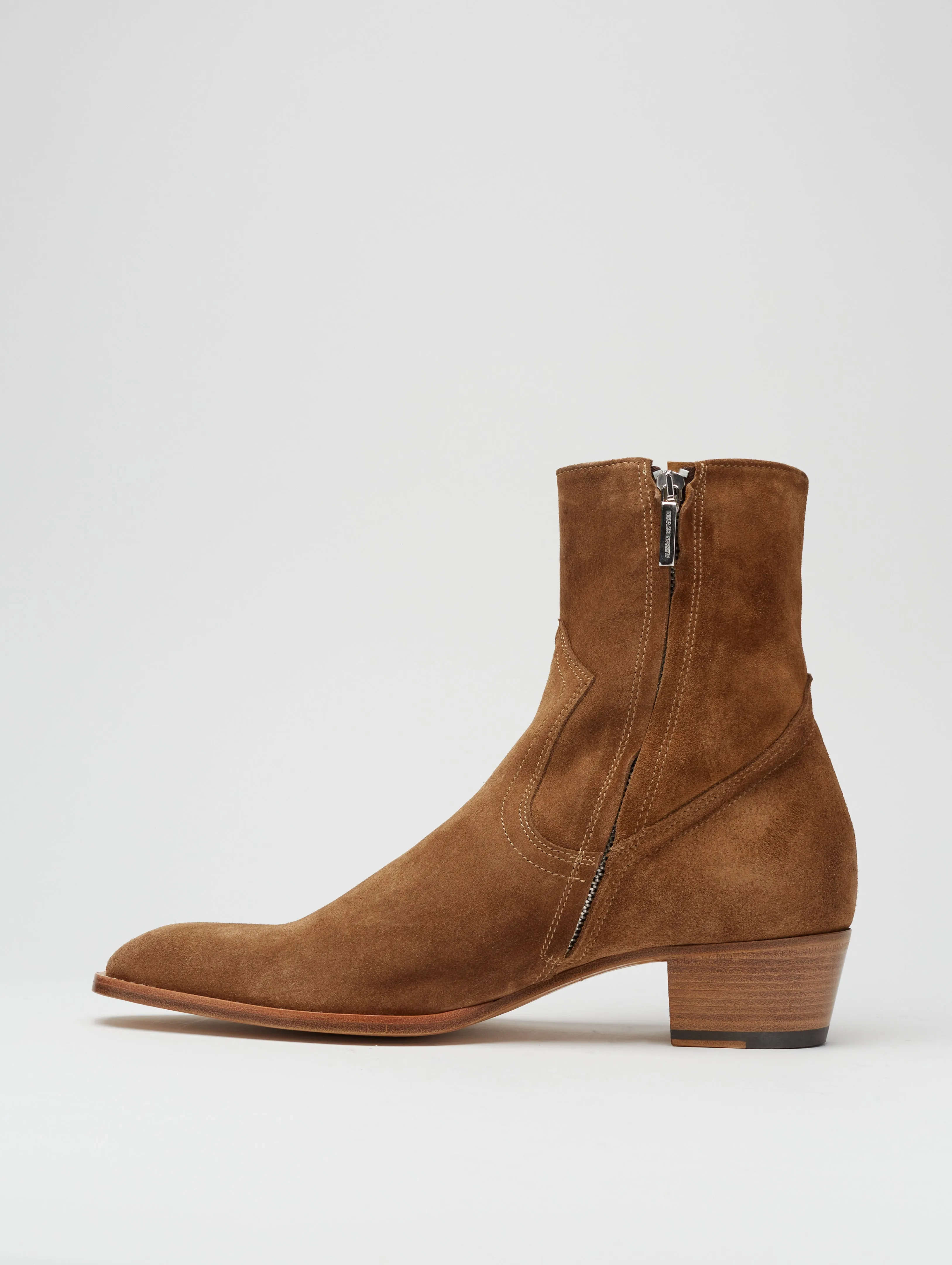 TEXAS PLAIN BOOT IN TOBACCO SUEDE