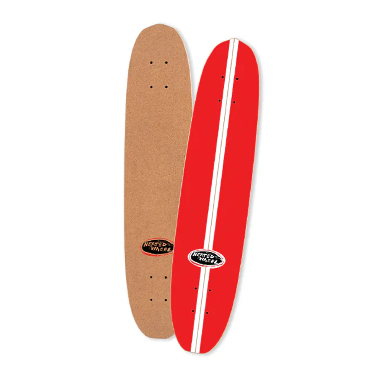 The Heated Wheel - Baja Cork Top Polarizer 6.0 Skateboard Deck