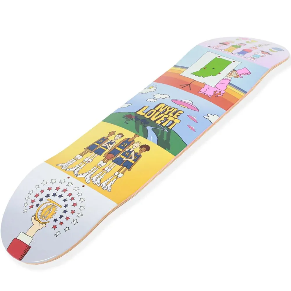Theories Nyle Lovett School House Rock Skateboard Deck 8.375"
