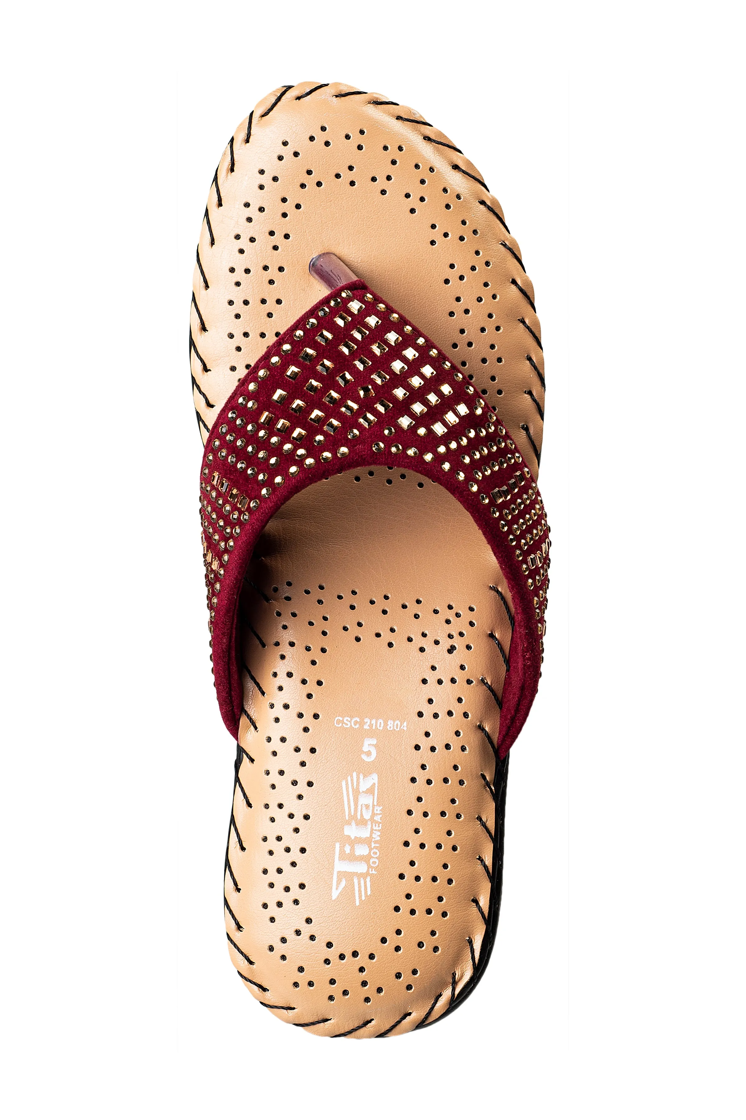 Titas Ladies Cherry Chappal
