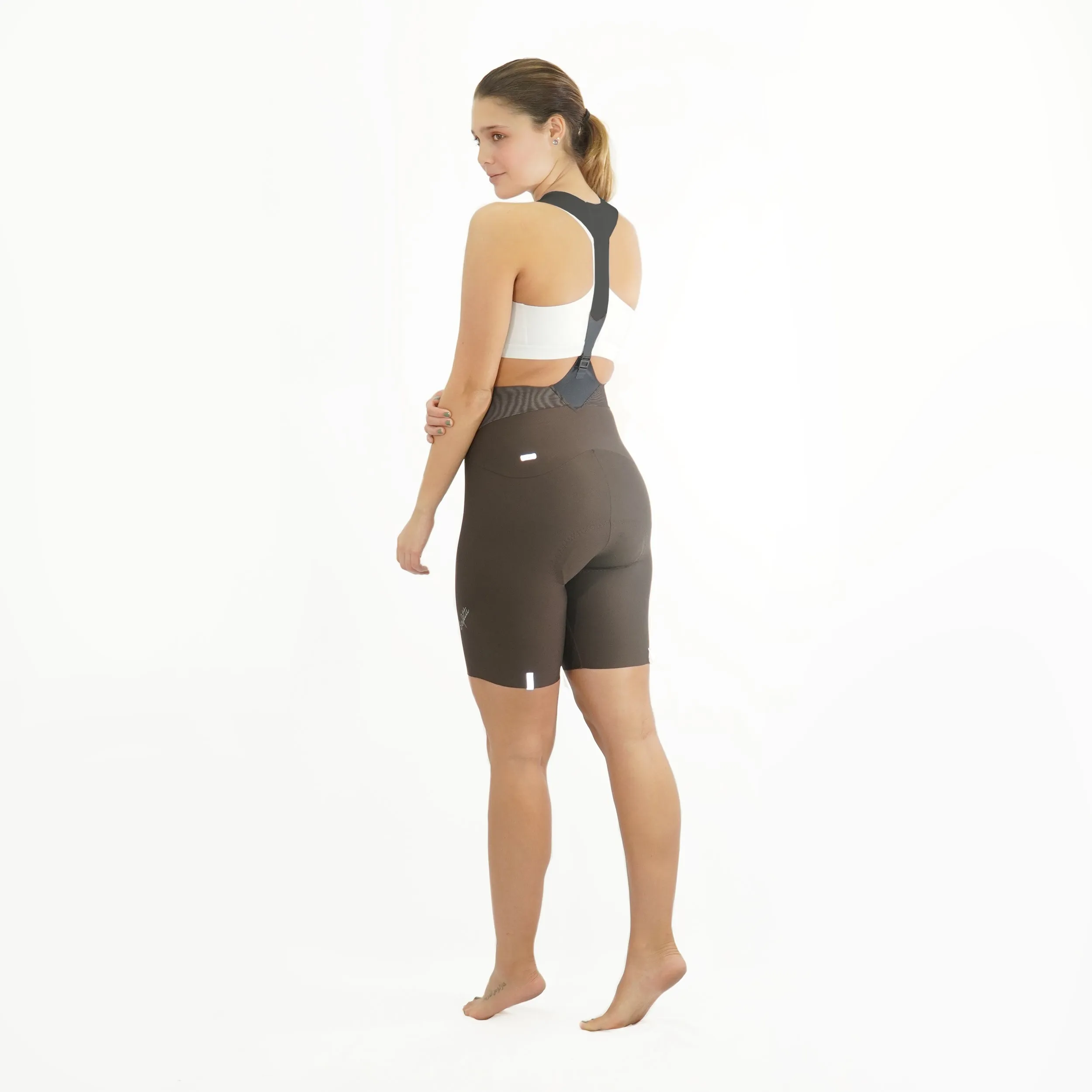 Toscana 2.0 - Marrone Cycling Bib shorts. Women