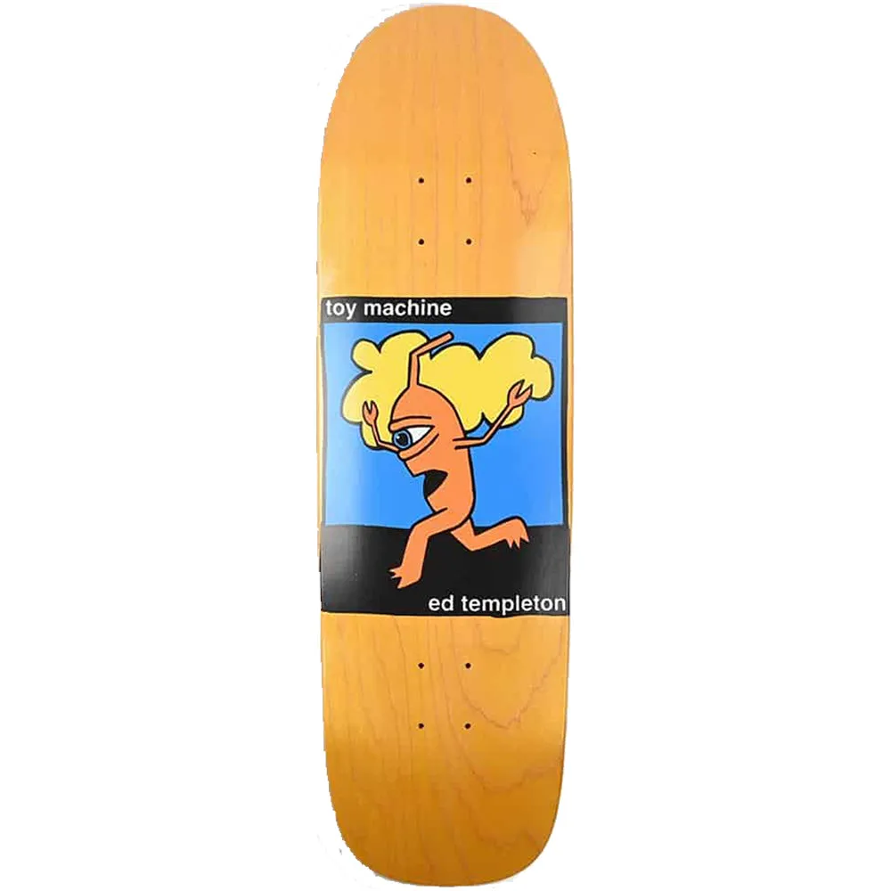 Toy Machine Ed Templeton Early Sect Skateboard Deck 9"