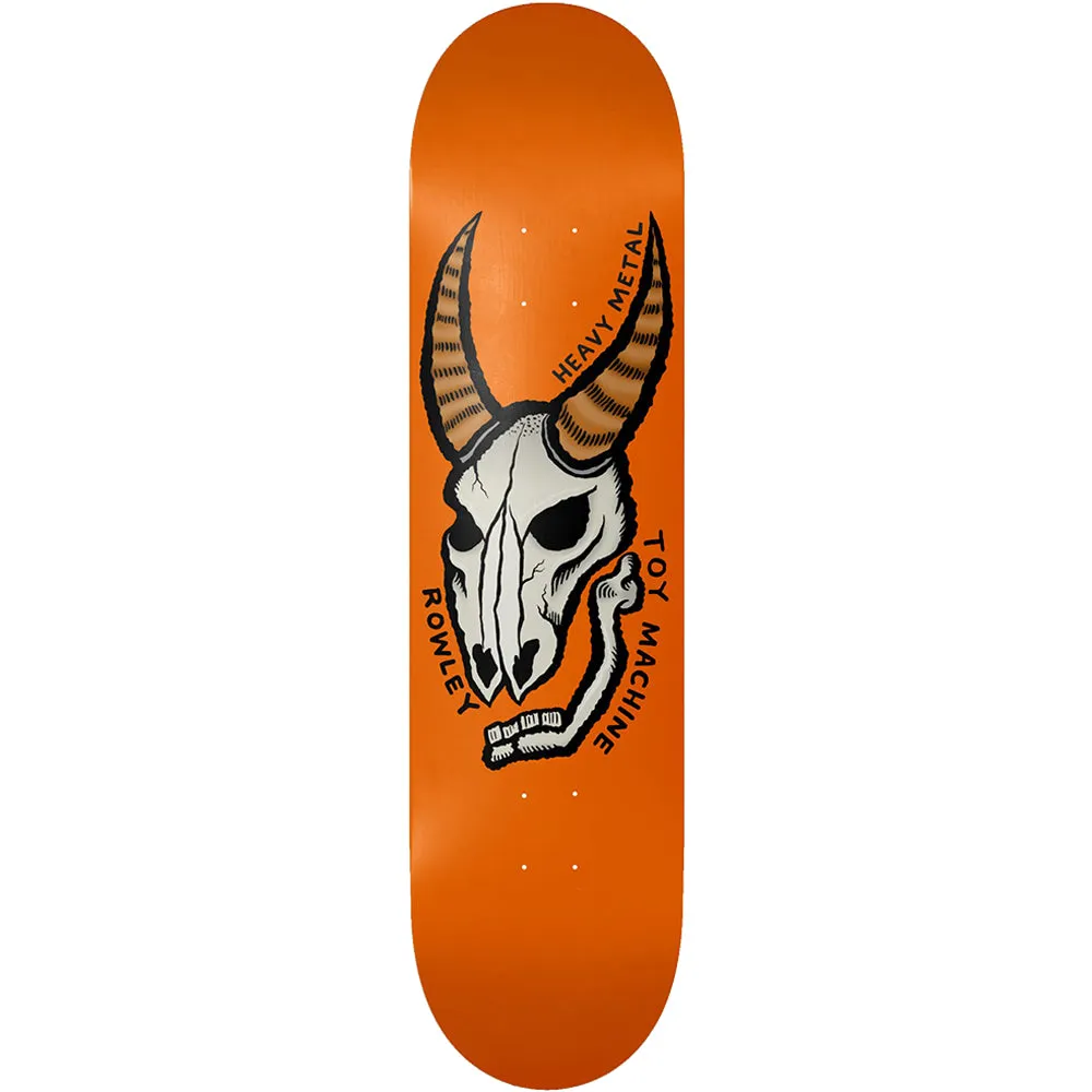 Toy Machine Geoff Rowley Heavy Metal Skateboard Deck 8.25"