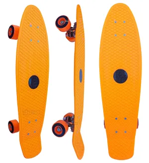 Toyshine Complete Highly Flexible Plastic Cruiser Board Mini 27.5 Inch Skateboards for Beginners or Professional with High Rebound PU Wheels