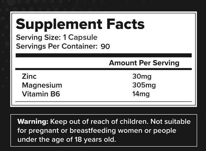 TRIP NUTRITION ZMA 90CAP