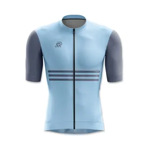 Tropical Blue Seamless Cycling Jersey