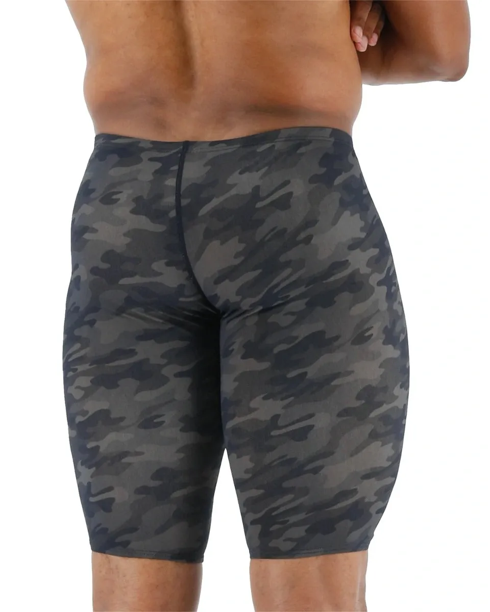 TYR Durafast Elite Men's Blackout Camo Jammer Swimsuit | Black