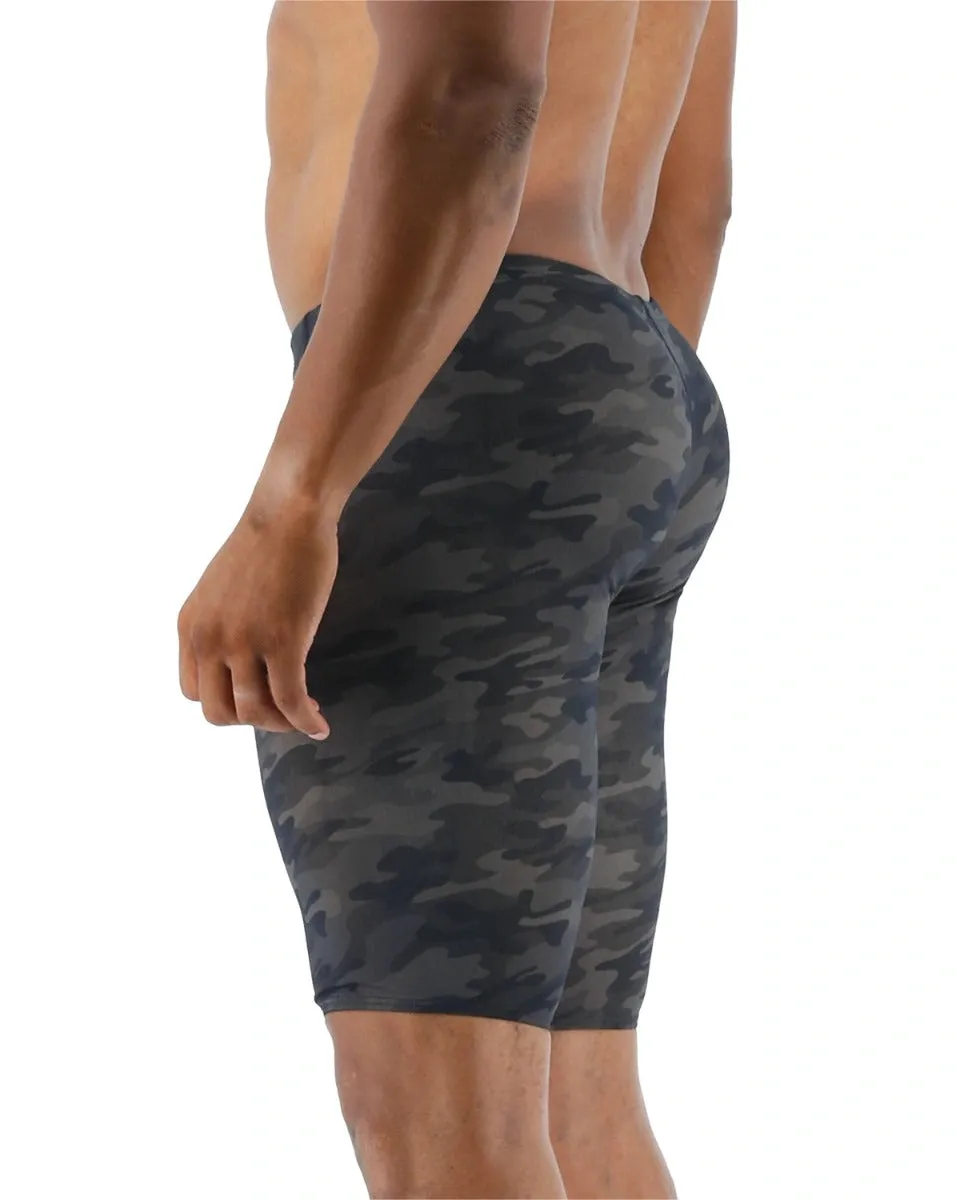 TYR Durafast Elite Men's Blackout Camo Jammer Swimsuit | Black