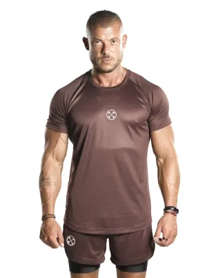 ULTRA Mesh Raglan T-Shirt [Brown]