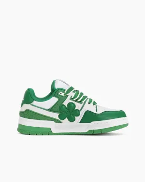 Unisex Flower Design Skateboard Shoes Low-Top Sneakers