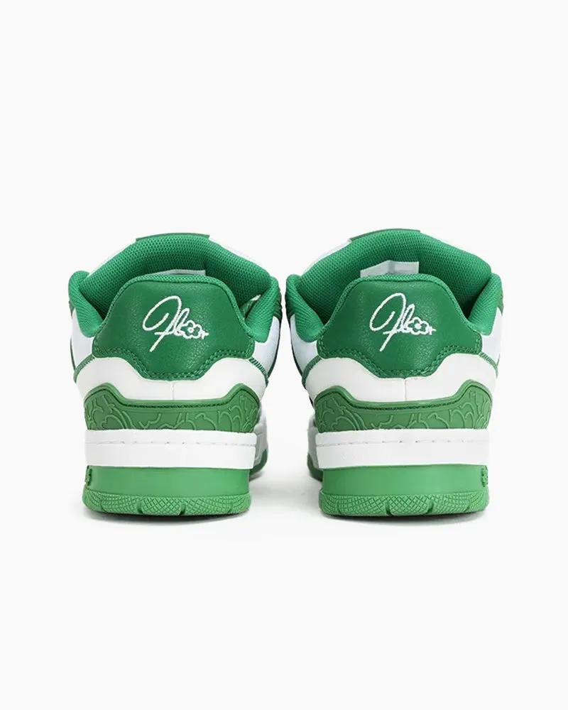 Unisex Flower Design Skateboard Shoes Low-Top Sneakers