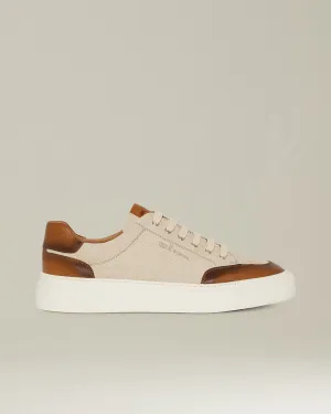 URBAN SNEAKERS WITH LEATHER INSERTS