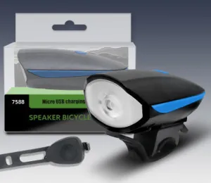 USB Rechargeable Waterproof Glare Flashlight for Bicycle   1 Week Warranty