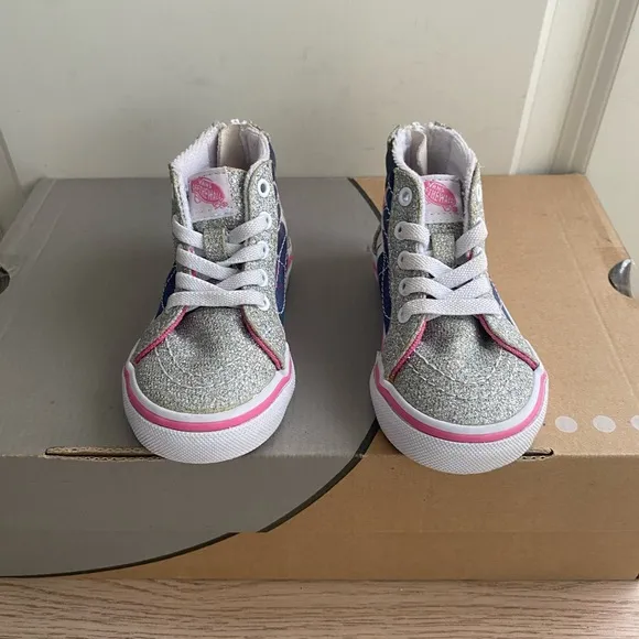 Vans Unicorn Glitter Toddler Sneakers - SZ 5 C