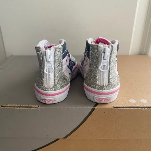 Vans Unicorn Glitter Toddler Sneakers - SZ 5 C