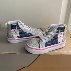Vans Unicorn Glitter Toddler Sneakers - SZ 5 C