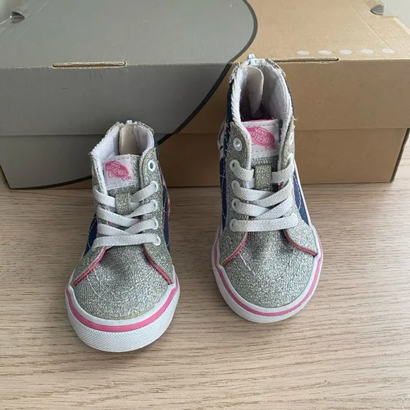 Vans Unicorn Glitter Toddler Sneakers - SZ 5 C
