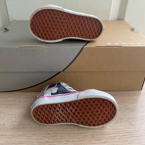 Vans Unicorn Glitter Toddler Sneakers - SZ 5 C
