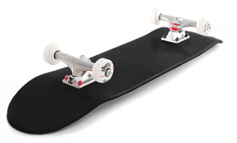 Venom Skateboards Complete Skateboard & Pens Black - 8"