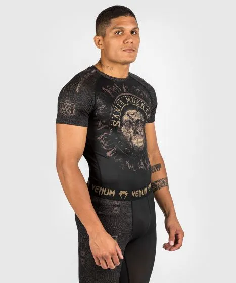 Venum® Santa Muerte Dark Side - Rashguard Short Sleeves