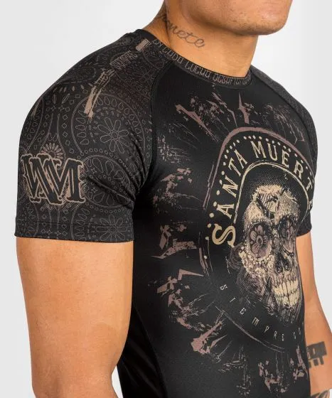 Venum® Santa Muerte Dark Side - Rashguard Short Sleeves