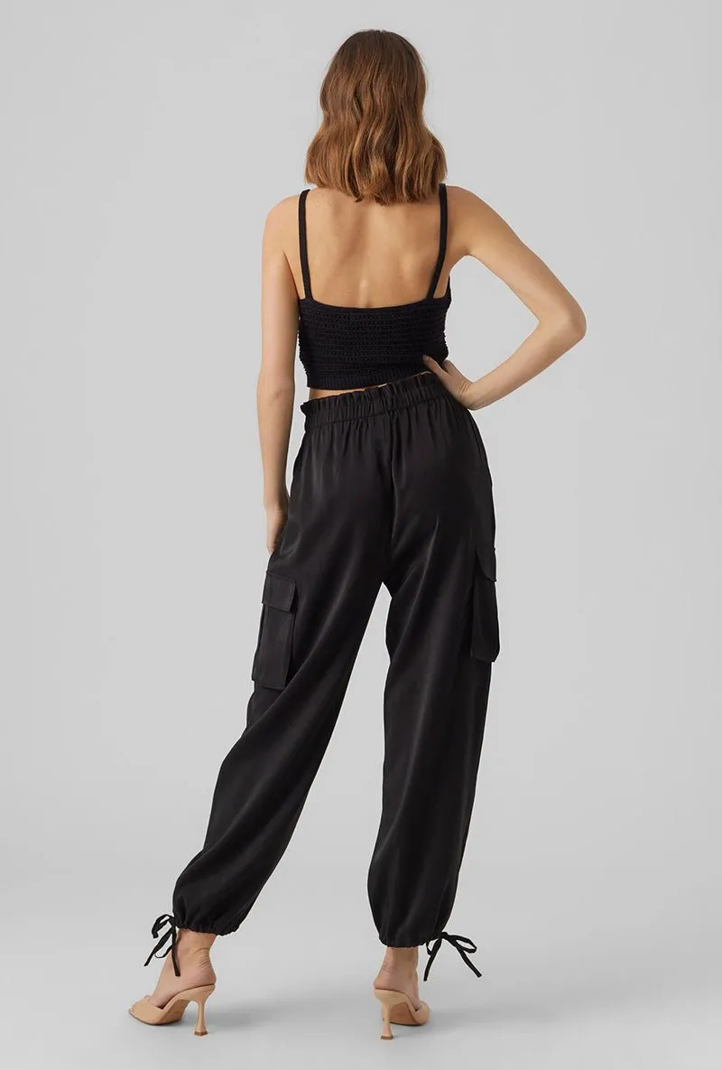 VERO MODA JUSTINE SL CROPPED TOP