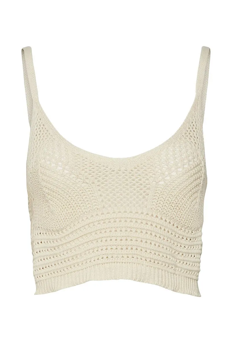 VERO MODA JUSTINE SL CROPPED TOP