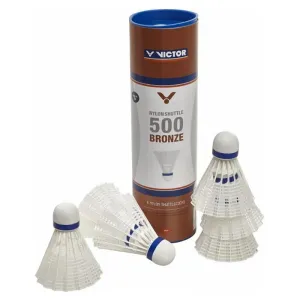 Victor Shuttle 500 Nylon Shuttlecocks | 6 Pack