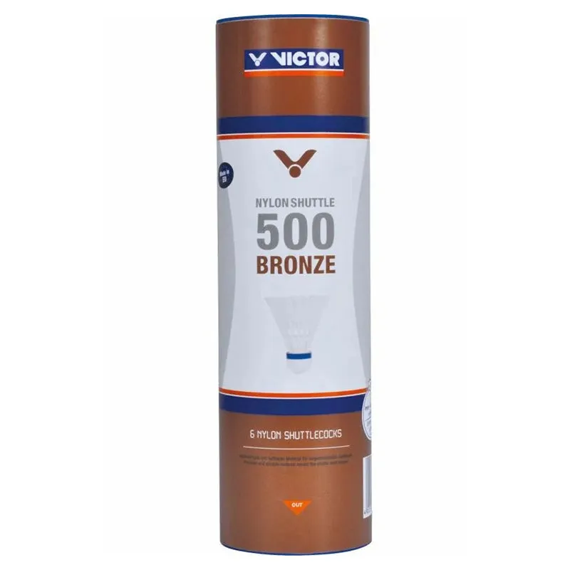 Victor Shuttle 500 Nylon Shuttlecocks | 6 Pack