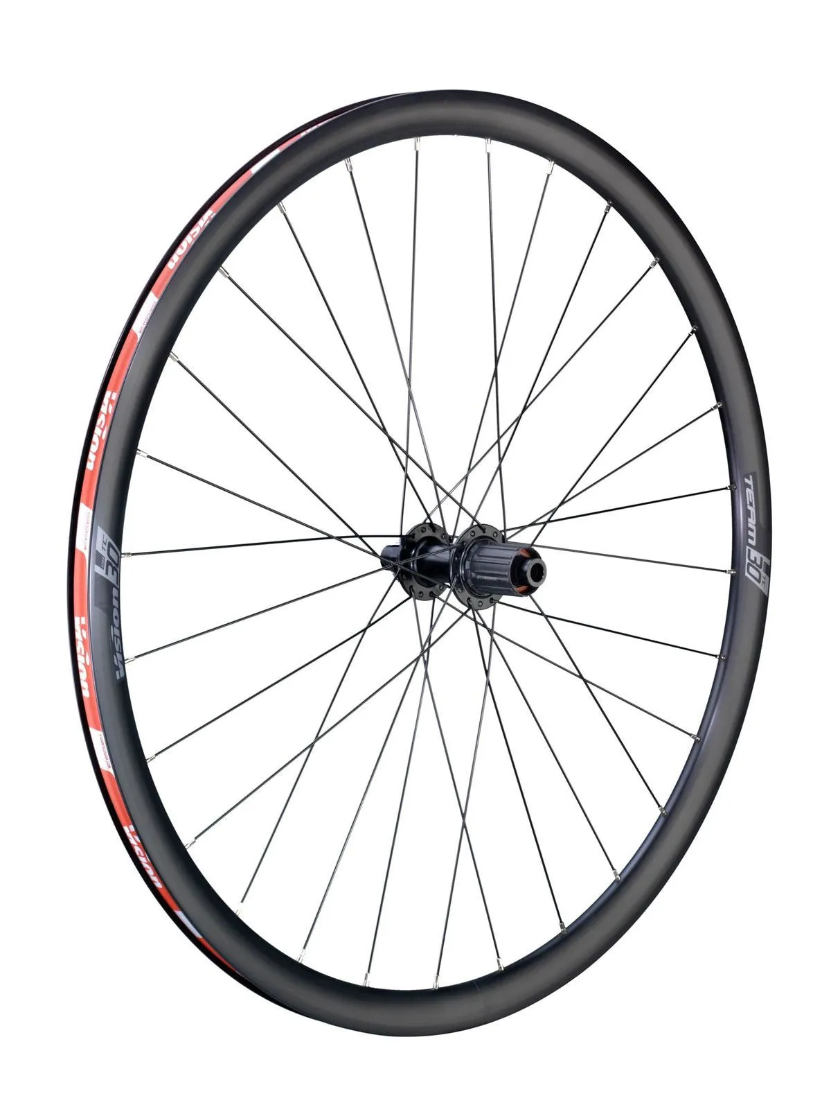Vision Team 30 TC Thru Axle Disc Wheelset - Shimano HG - 6 Bolt