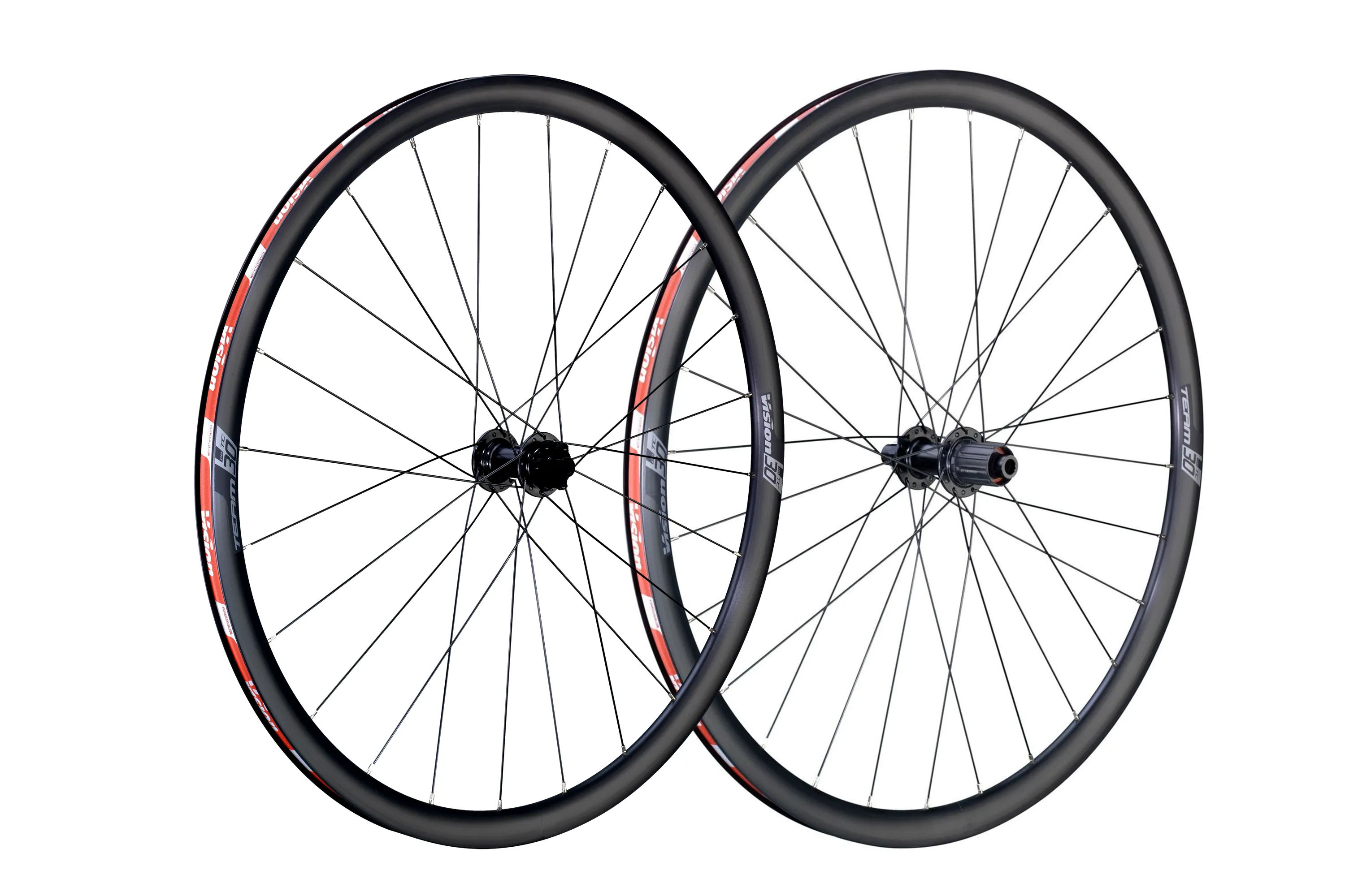 Vision Team 30 TC Thru Axle Disc Wheelset - Shimano HG - 6 Bolt