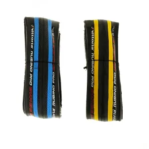Vittoria Rubino Pro Road Bike Tire G2.0 GRAPHENE 700 x 25c - Yellow or Blue