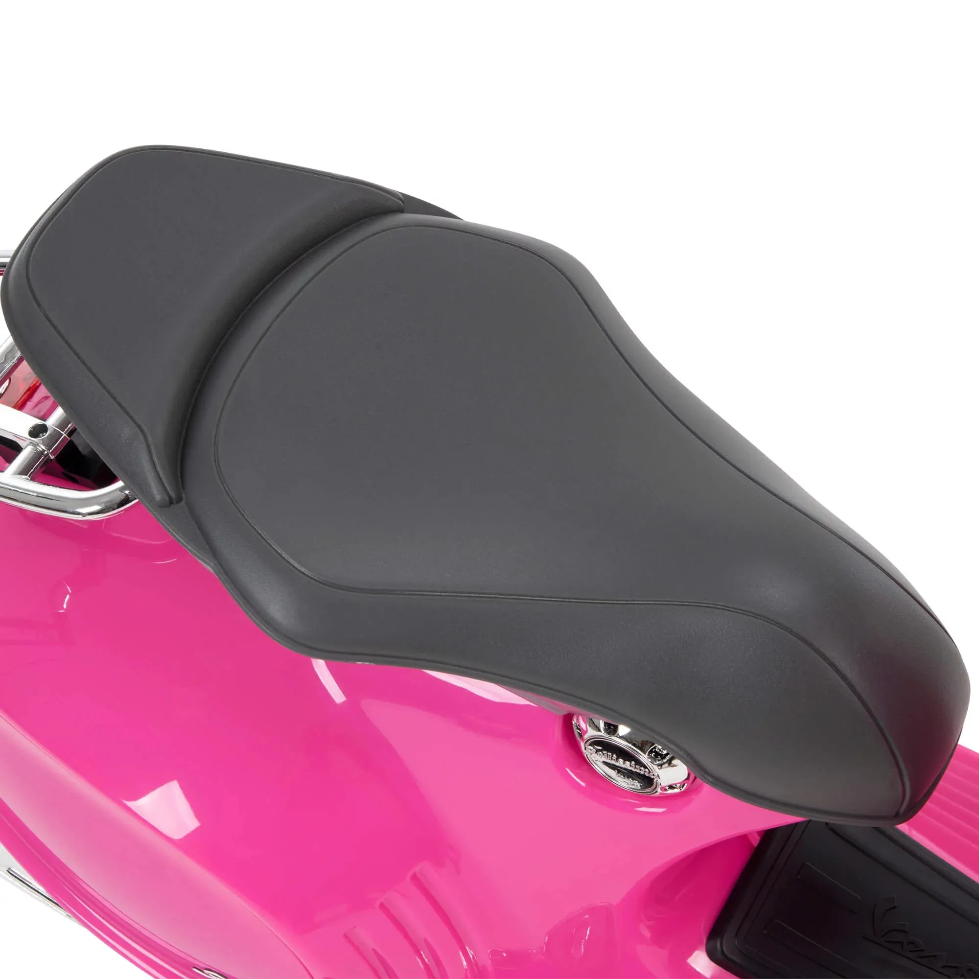 Was store display, fully assembled just missing the mirror from mirror bracket! Huffy 6V Vespa Ride-On Electric Scooter for Kids, Pink! Ages 3-7!