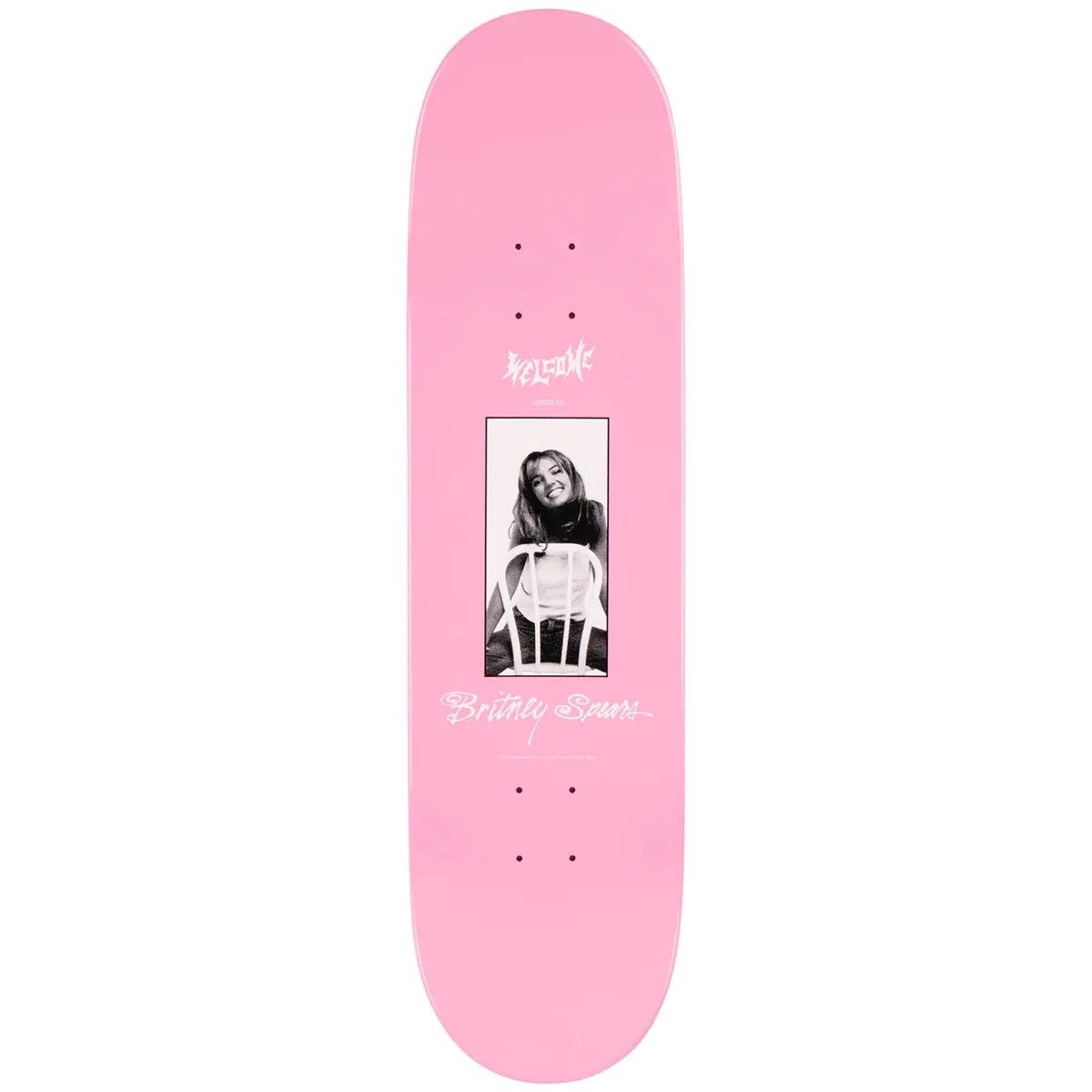 Welcome - Britney Spears Baby One More Time 8.5 Skateboard Deck