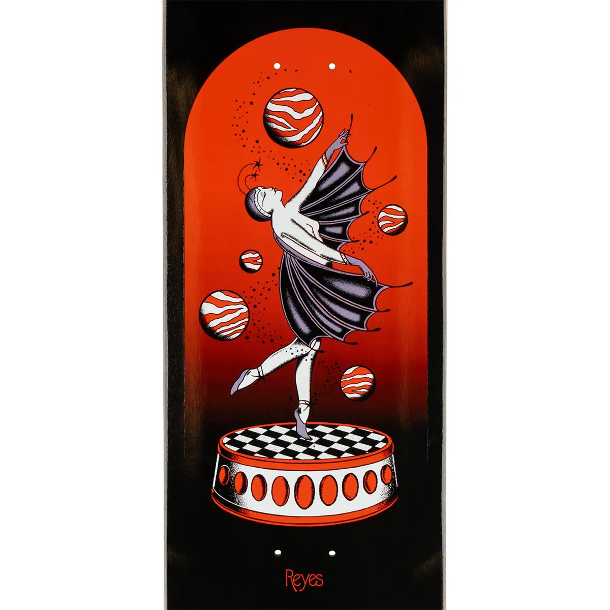 Welcome - Ryan Reyes Dancer 8.5 Skateboard Deck Black