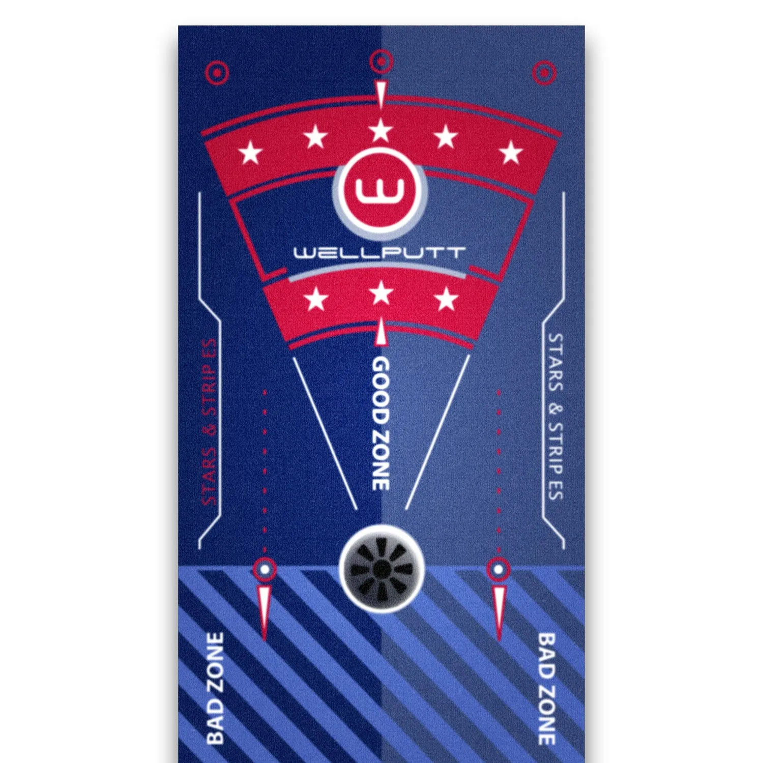 Wellputt 13ft Putting Mat – Stars and Stripes Special Edition