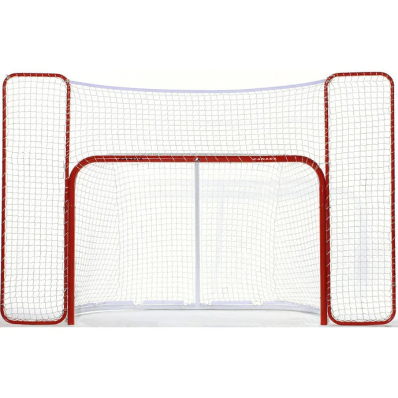 Winnwell Proform Hockey Net with Quiknet Mesh and Backstop