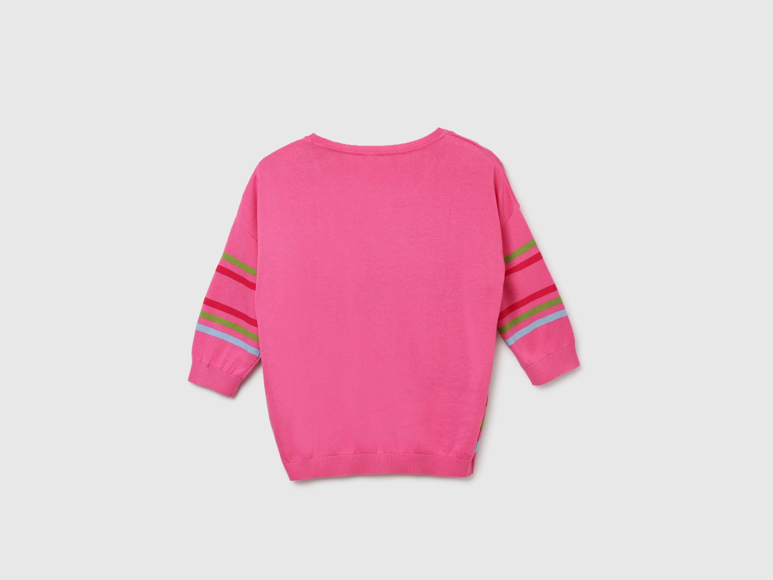 Women Colorblock Round Neck Sweater