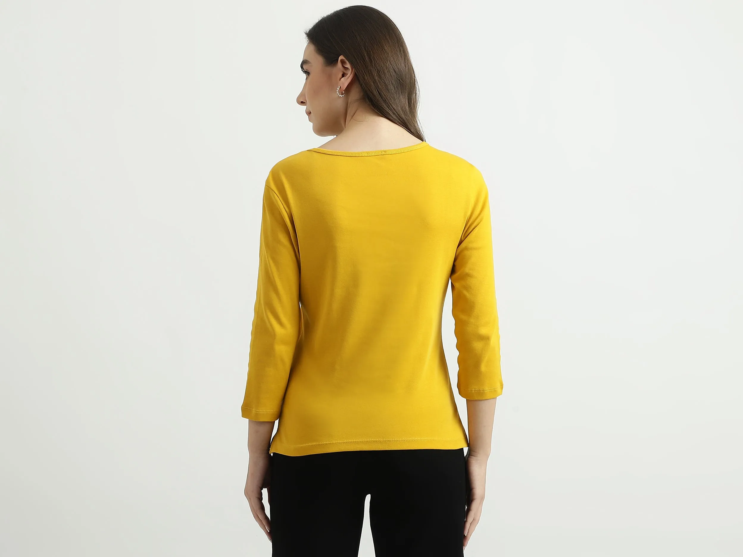 Women Embellished Round Neck Top